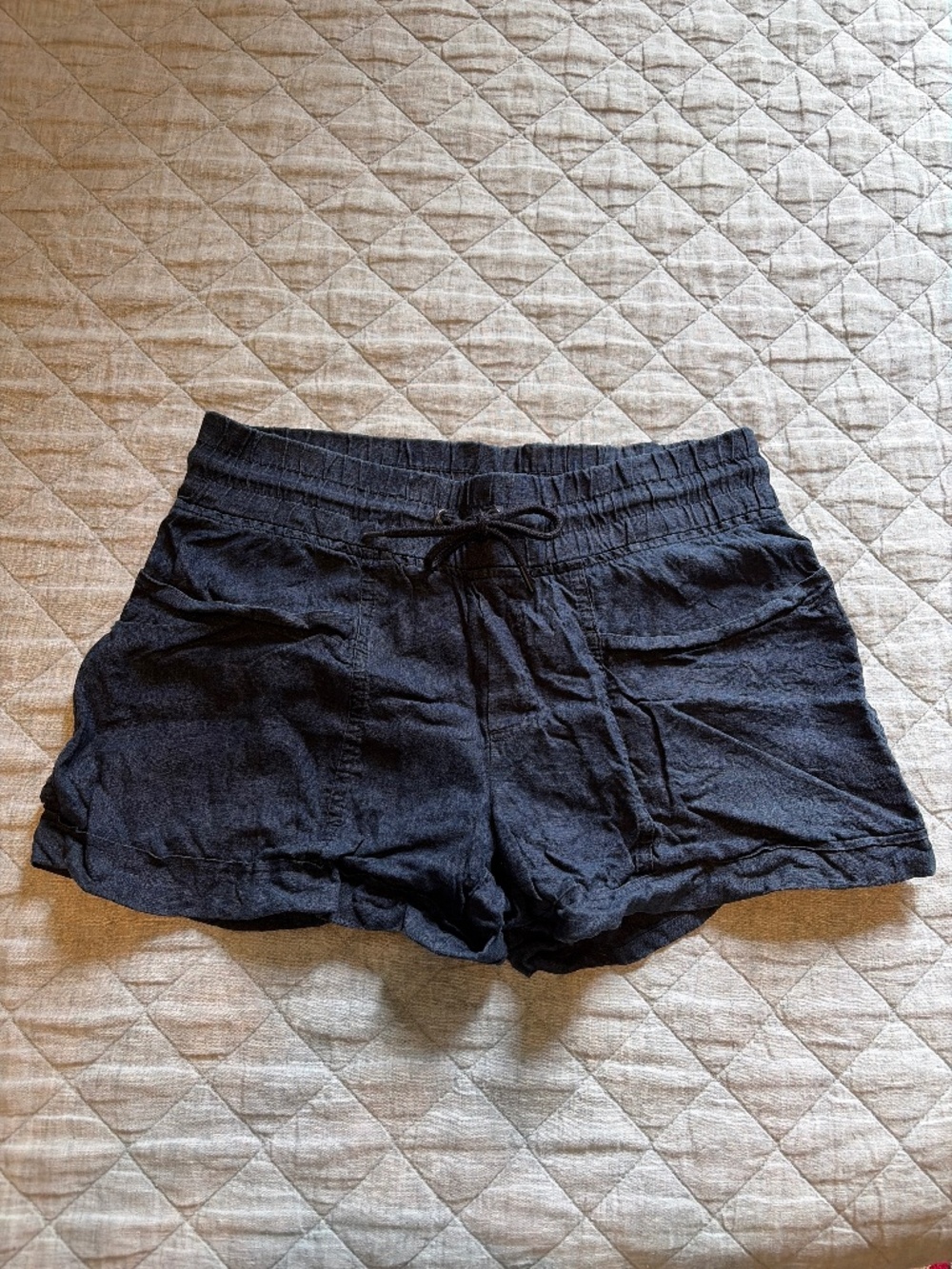 Athleta Cabo Linen Shorts